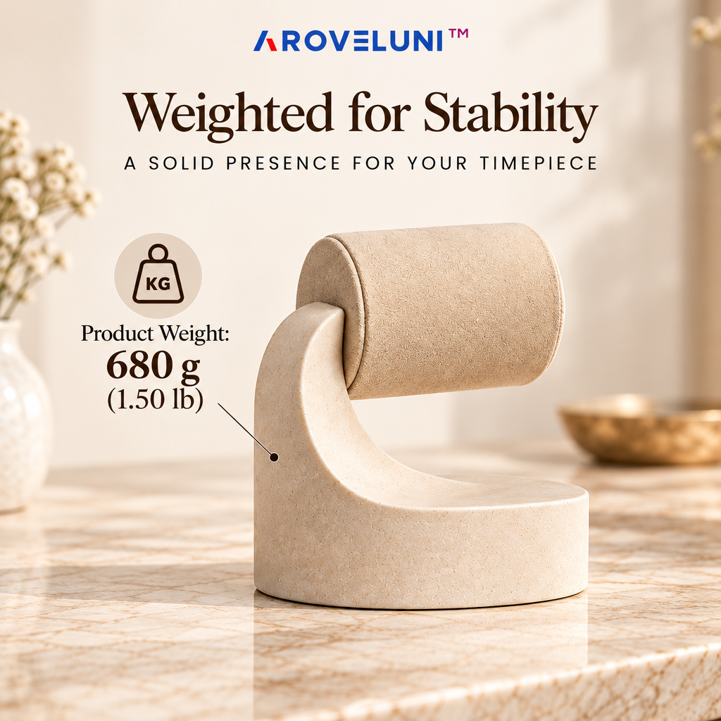 Aroveluni™ Forme Cradle – Sculptural Single Watch Display Stand with a Refined Modern Silhouette