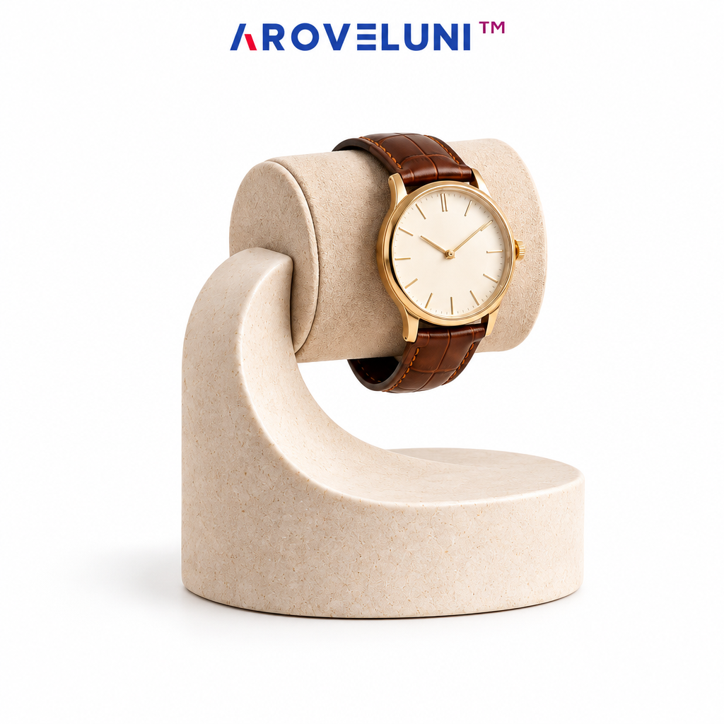 Aroveluni™ Forme Cradle – Sculptural Single Watch Display Stand with a Refined Modern Silhouette